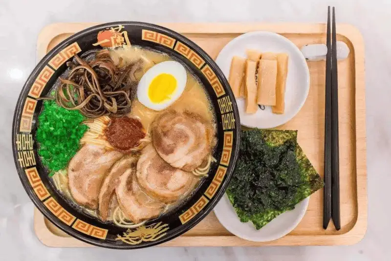 日本的博多拉面